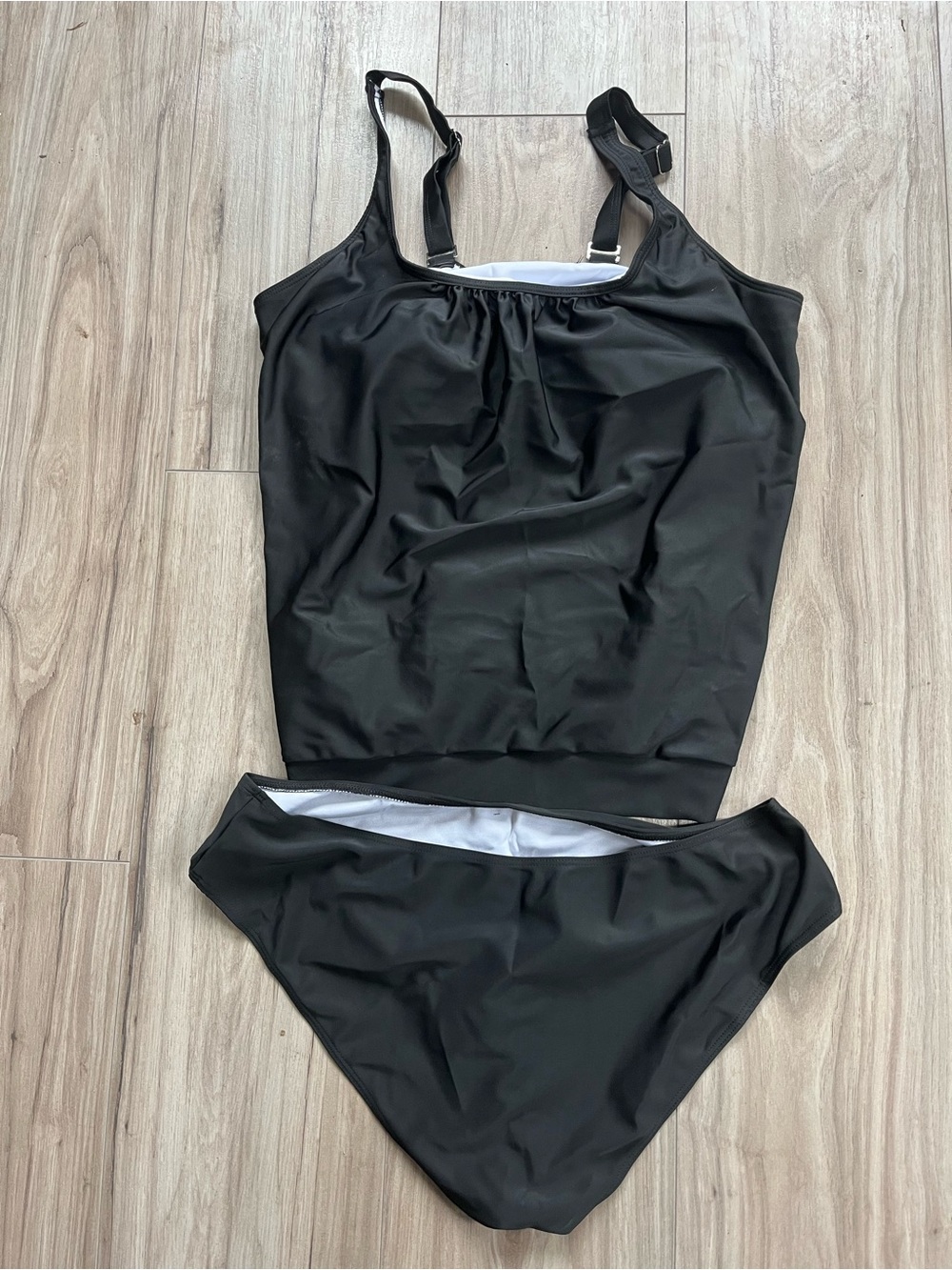 Black Women’s Tankini Swim Set - Classic Black